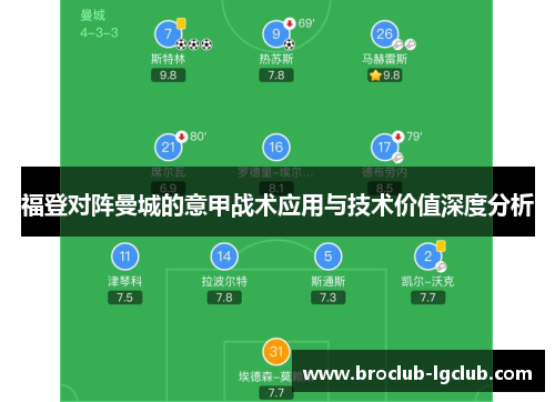 福登对阵曼城的意甲战术应用与技术价值深度分析